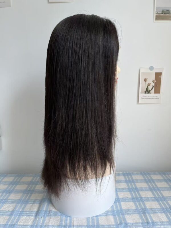 #4 Dark brown big layer Straight hair wig 22inch222