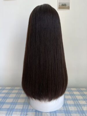 #4 Dark brown uniform length Straight hair wig 20inch
