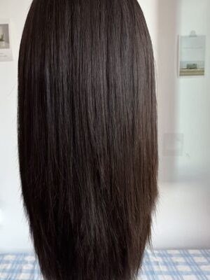 #4 Dark brown ponytail  wig 20inch