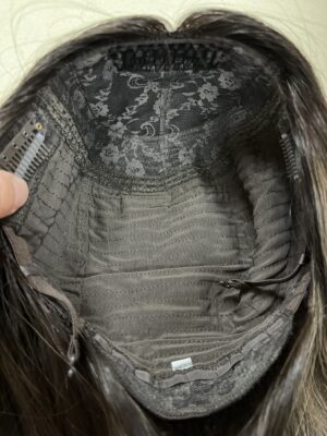 #4/8 Brown high skin top wig 14inch