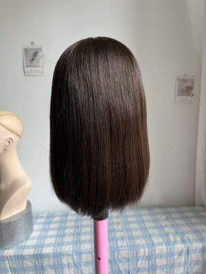 #5 Brown Uniform length Straight hair wig14inch