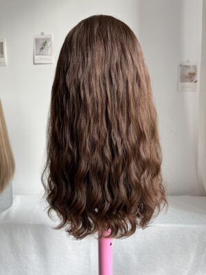 B-4 Brown Uniform length wave wig 18inch