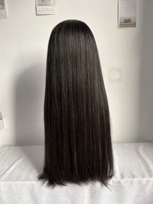 #2/8 Black-high light Straight hair wig 20inch
