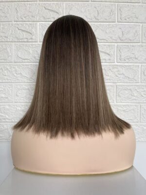 #4B-10 Light color Straight hair wig 10inch