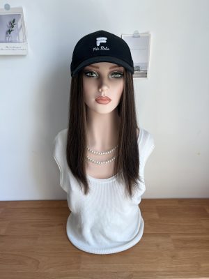 #4/8 Brown high light Straight hair wig 16inch