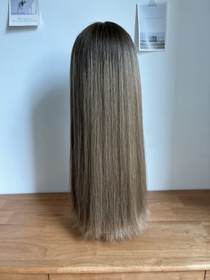 H-3 Light color Straight hair wig 22inch