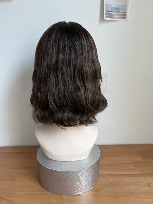 #4/8 Brown high light wig wave 12inch